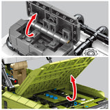 City High-Tech Off-Road Vehicle Defender Model Assemblage Building Blocks Creativity MOC SUV Brick Toys For Boys Birthday Gifts