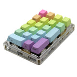 21 23 24 Key YMDK Programmable Support Macro Function MX Cherry Switches Mechanical Keyboard Numpad For LOL Battlegrounds