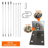 Nagoya RE-05 Antenna Bracket 10-1300MHz Ground Redical for Mobile Radio SO239-PL259/NMO Antenna Strengthen
