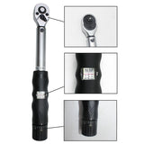 Dropship-1/4Inch 2-14Nm Torque Wrench Set Bicycle Repair Tools Kit Ratchet Machanical Torque Spanner Manual Torque Wrench