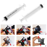 Ink Refill Cartridge Clip+ 2pcs Rubber Pads + Syringe Tool Kit for hp 60/61 802 B2EF