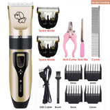 NEW2022 NEW Electrical Pet Clipper Professional Grooming Kit Rechargeable Pet Cat Dog Hair Trimmer Shaver Set Animals Hair