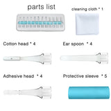 Earwax Cleaning Endoscope USB Visual Earpick 3In1 Endoscopes HD Camera Spoon Otoscope Ear Cleaner With Protective Sleeve