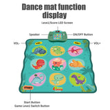 Children's Dance Mat Music Play Mat With 3 Challenge Levels Christmas Birthday Gifts Toys For Girls Age 3 4 5 6