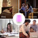 Baby White Noise Machine USB Rechargeable Timed Shutdown Sleep Machine Baby Sleep Sound Player Night Light Timer Noise Player