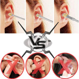 6PCS/set Stainless Steel Earwax Remover Earpick Cleaner Kit Wax Curette Remover Ear Care Cleaning Spoon Ear Pick Beauty Tools