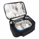 Portable Mini Car Microwave 12V Electric Oven Fast Heating Picnic Box for Travel Camping Food Cooking Oven for Lunch Boxes