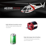 Original Toys XK K123 6CH Brushless AS350 Scale Drone 3D 6G System RC Helicopter RTF Upgrade Toys V931 Toy for Kids Gift