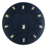 8 Inch 11 Tones Steel Tongue Drum with 1 Pair Mallets Storage Drum Bag Percussion Musical Instruments Hand Pan Drum