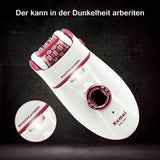 3in1 women epilator electric female face hair removal lady shaver bikini trimmer body depilatory leg rechargeable depilation