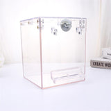1pc Bird Parrot Birdcage Hanging Transparent Bird Cage Shower Box Bathing Box Bathing Tub for Pets Parrots Birds