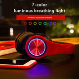 Wireless Bluetooth 5.0 B39 Headphones Foldable Sport Earphone LED Light Music Earphones With Mic Support TF Card Phone Calls