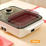 2 In1 Electric Hot Pot Cooker Multifunctional Smokeless Barbecue Electric BBQ Grill Non Stick Plate Barbecue Pan Hot Pot 220V