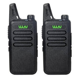 1 Pair Intercom Walkie-Talkie 16 Channels Interphone for Hiking Camping US Plug