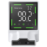 Infrared Body Temperature Thermometer Wall Mounted,Non-Contact Automatic Body Temperature Scanner Check with Fever Alarm