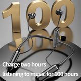 K1688 100 Hours Playback Bluetooth Headphones Bass Wireless Earphones Neckband 5.2 Headphone With Microphone Noise Reduction