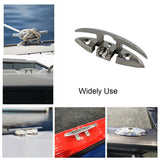 2PCS Stainless Steel 316 Flush Boat Cleats 5 inch 6 inch Marine Yacht Sailboat Ships Floating Dock Cleat For Boat Accessories