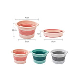 10L Folding Foot Bath Bucket Household High Calf Barrel Travel Portable Footbath Massage Foldable Foot Bath Basin
