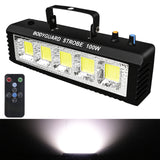 ALIEN RGB White DJ Disco Strobe Lights 40W 60W 80W 100W Remote Control Sound Flash Party Wedding Holiday Stage Lighting Effect