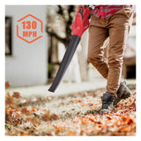 Cordless Leaf Blower 20V Electric Leaf Blower 2.0Ah Lithium Battery&amp;Charger Included for Clearing Leaf&amp;Detritus Sweeping Snow