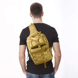 20L Waterproof Military Sling Backpack Army Tactical Shoulder Bag Camping Hiking Hunting Backpacks Pack Outdoor Chest Bags