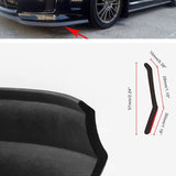 2.5M Universal Car Front Rear Side Bumper Lip Splitter Rubber Protector Body Spoiler Valance Chin Rubber Car Bumper Lip