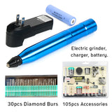 Mini Drill Wireless Electric Nail Drill Machine Hand-held Engraving Pen Mini Dremel For Metal Glass Ceramic Plastic