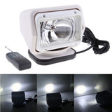 35W Xenon HID Search Work Light Remote Control for Marine Boat Truck Car ATV - White