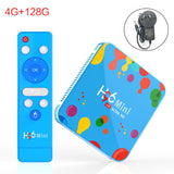1Set 4GB 32/128GB H96 Mini for android 9.0 Smart TV Box H6 Quad Core 6K Wifi Player Set Top Box