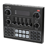 V9 Audio Studio Sound Card 3.5mm Microphone Headset Live Broadcast Studio Phone Bluetooth Sound Adapter for Phone Computer