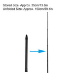 1.5m Handheld Microphone Boom Pole 7 Section Microphone Telescopic Rod Extension Arm for Studio Recording Interview Microphones