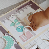 Activity Board Toy Sensory Board For 3+ Years Old Boys Girls Wooden Montessori Toys Portable Toddler Activities For Outdoor