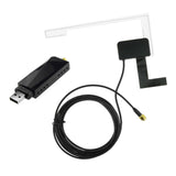 DAB Radio Receiver Car Antenna Digital DAB+Adapter USB Amplified Loop Antenna Fit for Android DVD