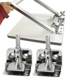 2pcs Metal Frame Hinge Clamp Durable DIY Thumbscrew Screen Printing Hobby Fixing Parts Squeegee Fastening Butterfly Emulsion