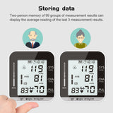 Digital Blood Pressure Monitor Automatic Tonometer Meter for Measuring Arterial Pressure Cuff Sphygmomanometer Health Care