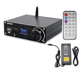 C40 APP Remote Control Bluetooth 5.0 Lossless Player Digital Power Amplifier 130W+130W U Disk/TF Card