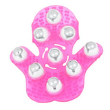 9 Balls Roller Massage Palm Shaped Body Massager Glove Stress Relief