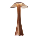 LED Table Lamp Dimmable Eye Protection USB Charging Smart Touch Switch Bedside Lamp Transparent Crystal Creative Table Lamp