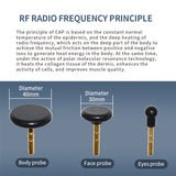 Home Use 448K Radio Frequency Machine RF Facial Beauty Device Facial Care Lift Wrinkle Fine Line Removal Sagging Skin Tightening