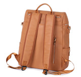 New Design Waterproof Diaper Backpack Vegan Leather Nappy Bags With Changing Pad Luxury Baby Bag for Mom And Dad