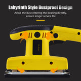 Electric Sander Compact Detail Palm Sander 12000RPM 240W High Efficient Pure Cooper Sanding Machine for Wood Metal Wall Polisher