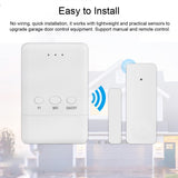 Tuya WiFi Wireless Garage Door Opener Remote Controller No Wiring Support Voice Control Compatible with Alexa Google Home