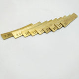 Electric Guitar Bass Radius Fingerboard Fret Press Caul Insert 7.25/9.5/10/12/14/15/16/17/20 Arc Pressure Wire Tool