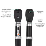Portable Direct Ophthalmoscope 5 Different Apertures Professional Handheld Ophthalmoscope Eyes Ophthalmic Diagnostic Supplies