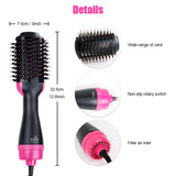 1000W One Step Hair Dryer Brush Household Hot Air Brush & Volumizer Hair Curler Straightener Salon Hair Styling Tools