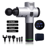 Massage Gun Fascia Gun LCD Display Sport Therapy Muscle Massager Body Relaxation Pain Relief Slimming Shaping Massager With Bag