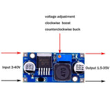 8pcs LM2596 DC-DC Adjustable Buck Converter 3.0-40V to 1.5-35V Power Supply Step Down Module