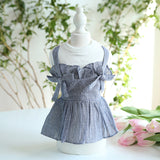 Dog Clothes Summer Cat Dog Dresses Puppy Pet Skirt Chihuahua Yorkshire Corgi Pomeranian Bichon Poodle Small Dogs Clothing 2021