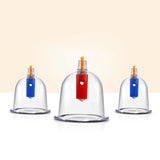 Massage gun 6 Cans Cupping Ventosa Terapia For Body Back Home Chinese Medicine Vacuum Thickening Pumping Device Health Therapy