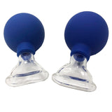 New Flat Vacuum Cupping Cups Acupuncture Therapy Anti-Cellulite Body Massager Rubber Chinese Meridian Head Glass Suction Cans